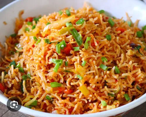 Schezwan Fried Rice Veg.
